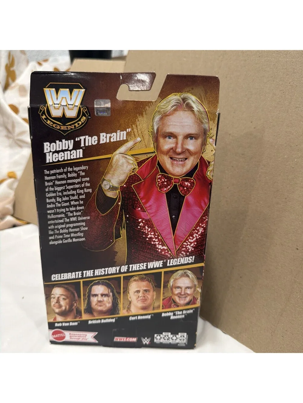WWE Mattel Elite Legends 29 Bobby The Brain Heenan Wrestling Action Figure New